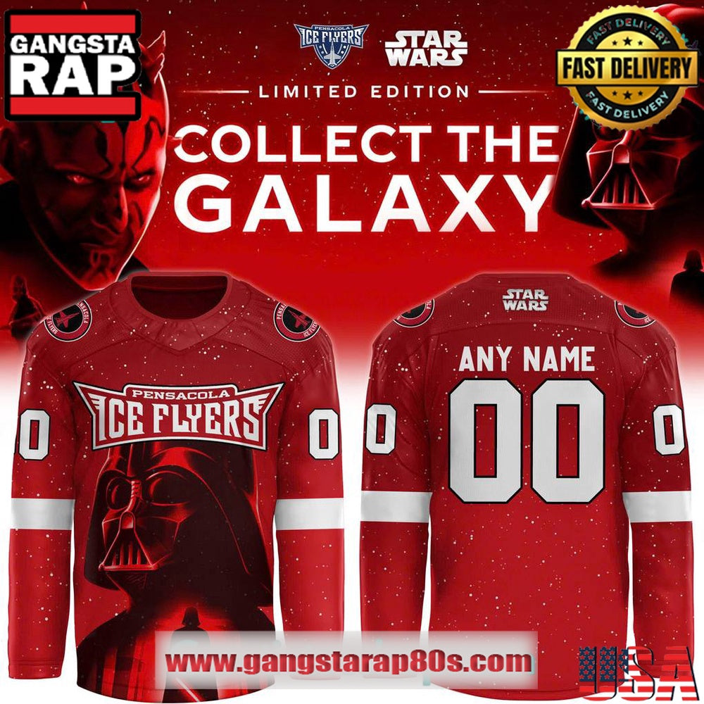 Pensacola Ice Flyers x Star Wars Special Edition Custom Hockey Jersey