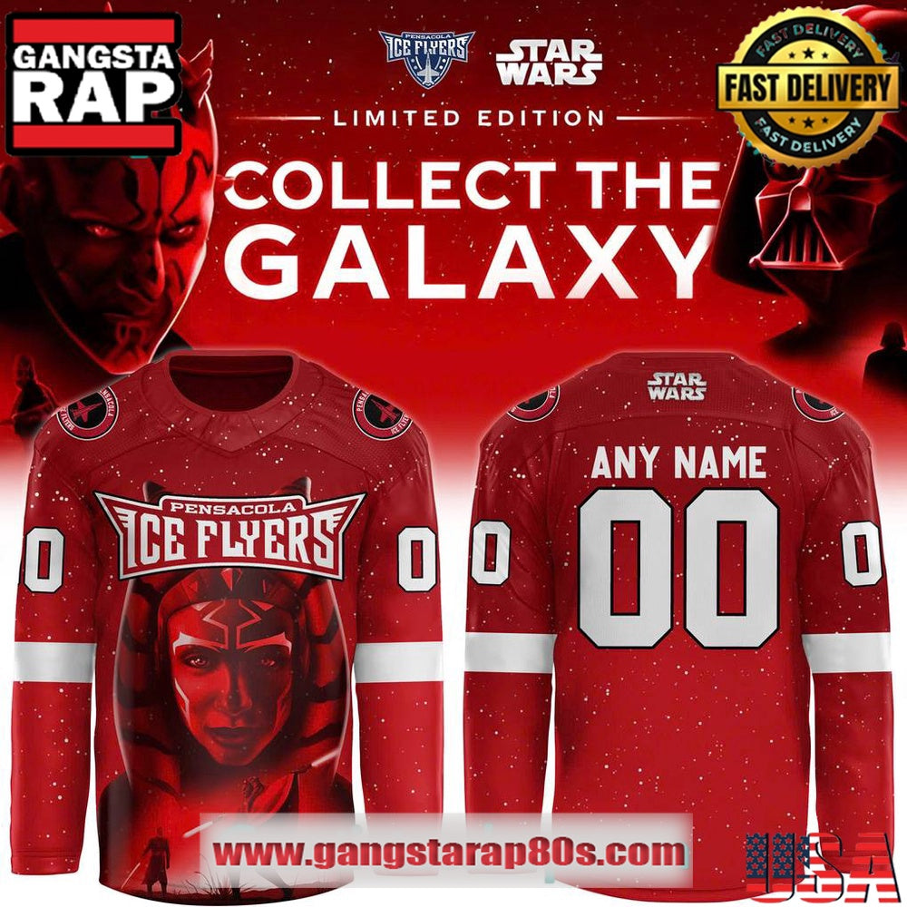 Pensacola Ice Flyers x Star Wars Special Edition Custom Hockey Jersey