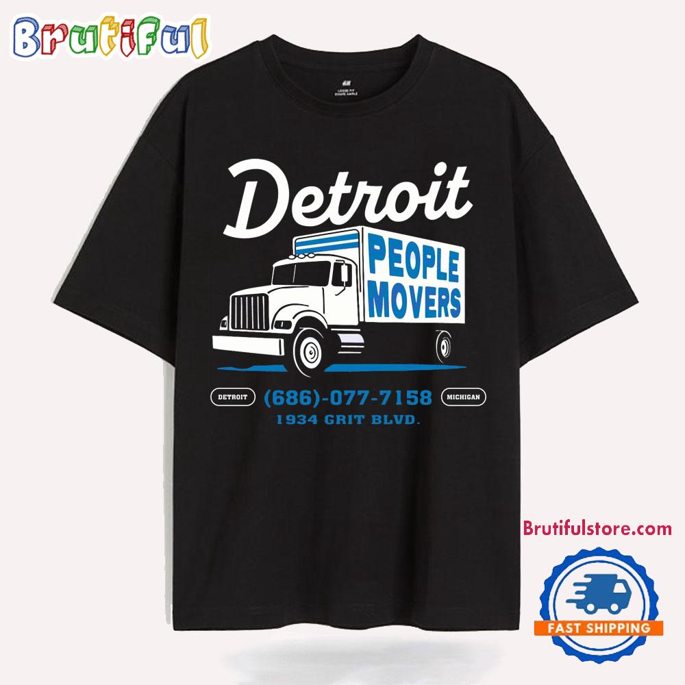 People Movers Detroit Lions T Shirt