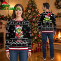 Personalized Arizona Cardinals Grinch Football Custom Name Ugly Christmas Sweater