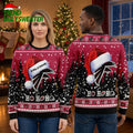 Personalized Atlanta Falcons Santa Hat Custom Name Ugly Christmas Sweater