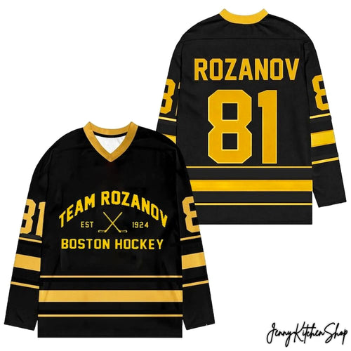 Personalized Hollander Rozanov Hockey Jersey