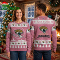 Personalized Jacksonville Jaguars Jaguar Logo Custom Name Ugly Christmas Sweater