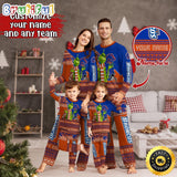 Personalized NCAA Boise State Broncos Pajamas Xmas For Sport Family