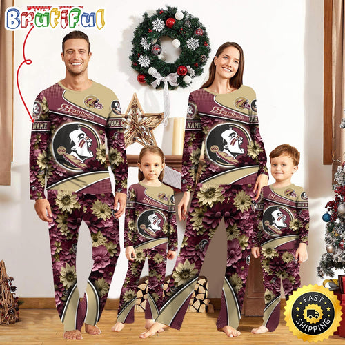Personalized NCAA Florida State Seminoles Pajamas For Family Pajamas Sport Fans