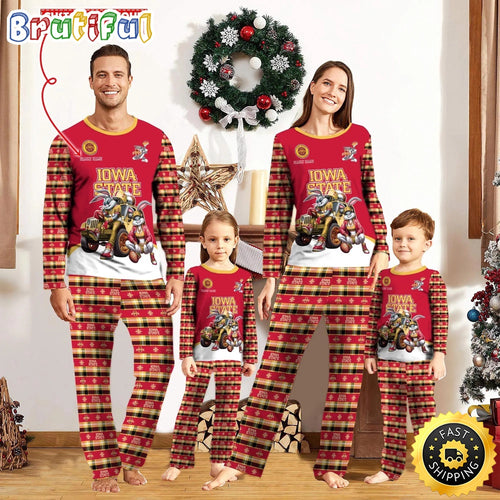 Personalized NCAA Iowa State Cyclones Pajamas For Family
