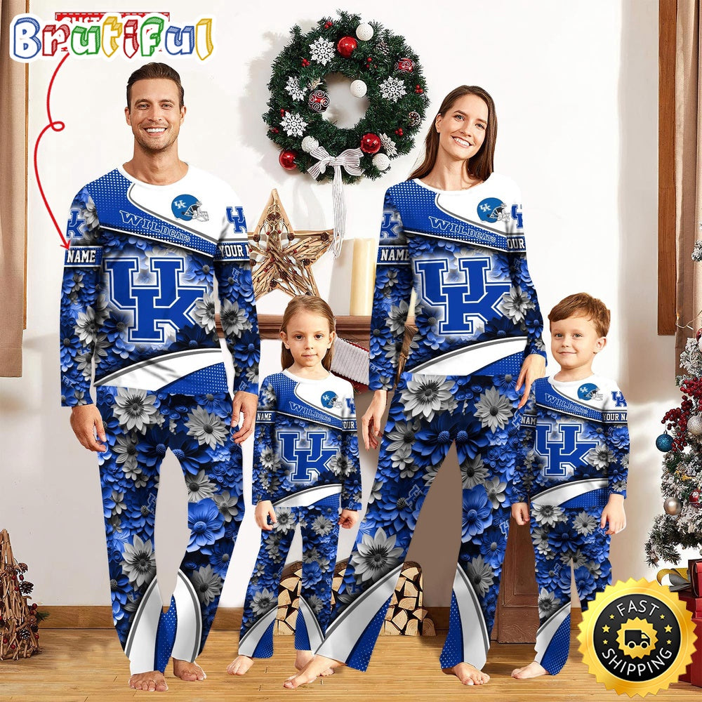 Personalized NCAA Kentucky Wildcats Pajamas For Family Pajamas Sport Fans