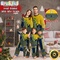 Personalized NCAA Michigan Wolverines Pajamas Xmas For Sport Family