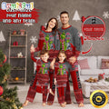 Personalized NCAA Ohio State Buckeyes Pajamas Xmas For Sport Family