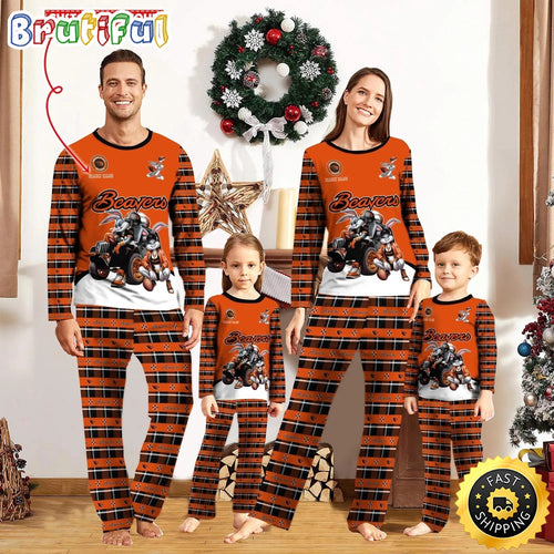 Personalized NCAA Oregon State Beavers Pajamas For Family