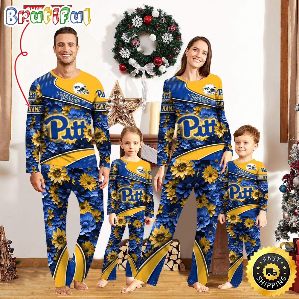 Personalized NCAA Pittsburgh Panthers Pajamas For Family Pajamas Sport Fans