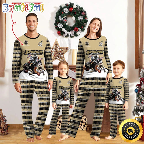 Personalized NCAA Purdue Boilermakers Pajamas For Family