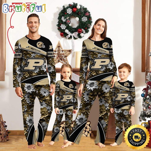 Personalized NCAA Purdue Boilermakers Pajamas For Family Pajamas Sport Fans