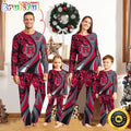 Personalized NCAA Rutgers Scarlet Knights Pajamas Flower For Sport Family
