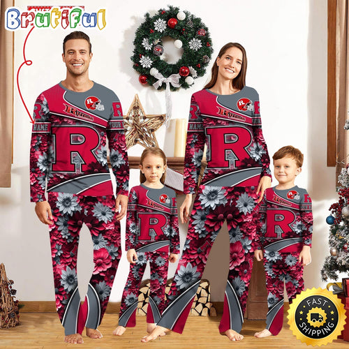 Personalized NCAA Rutgers Scarlet Knights Pajamas For Family Pajamas Sport Fans
