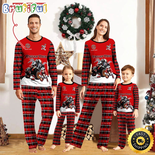 Personalized NCAA Texas Tech Red Raiders Pajamas For Family