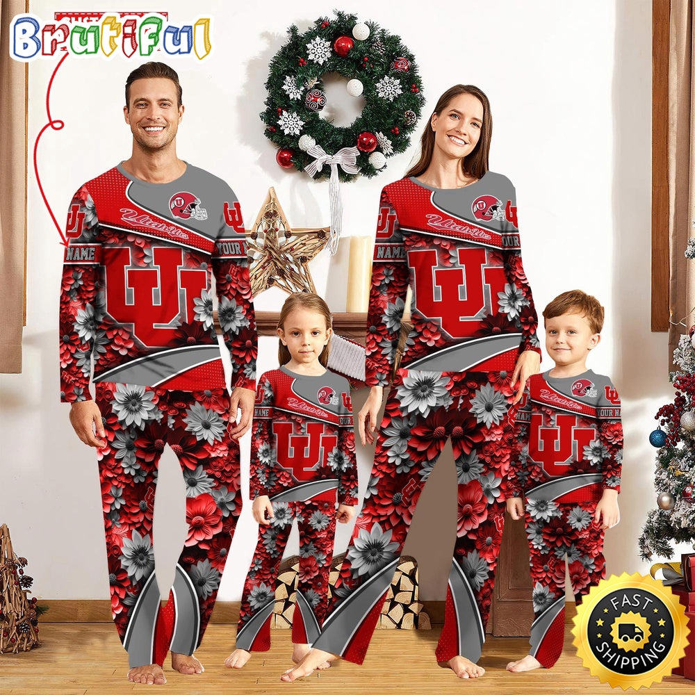 Personalized NCAA Utah Utes Pajamas For Family Pajamas Sport Fans