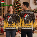 Personalized San Diego Padres Santa Hat SD Logo Ugly Christmas Sweater