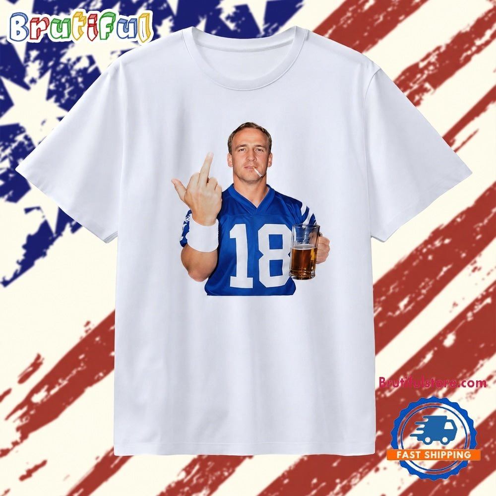 Peyton Manning Indianapolis Colts 18 NFL T Shirt