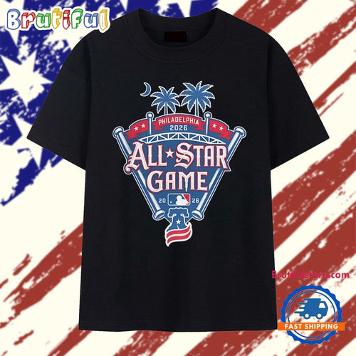 Philadelphia 2026 All Star Game MLB Baseball Liberty Bell Palm Trees Event T Shirt
