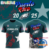 Philadelphia Eagles 2025 NFL Puerto Rico Heritage Limited 3D Shirt