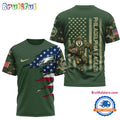 Philadelphia Eagles 2026 NFL Veteran Camo Mascot Football Limited 3D Shirt
