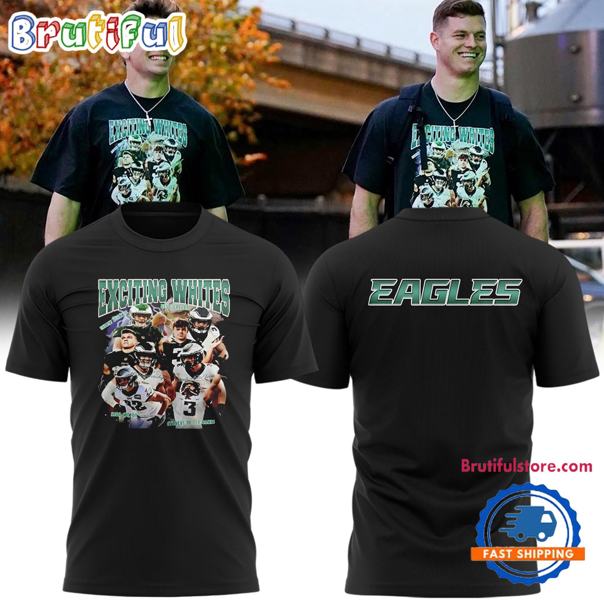 Philadelphia Eagles Exciting Whites Special Edition T Shirt