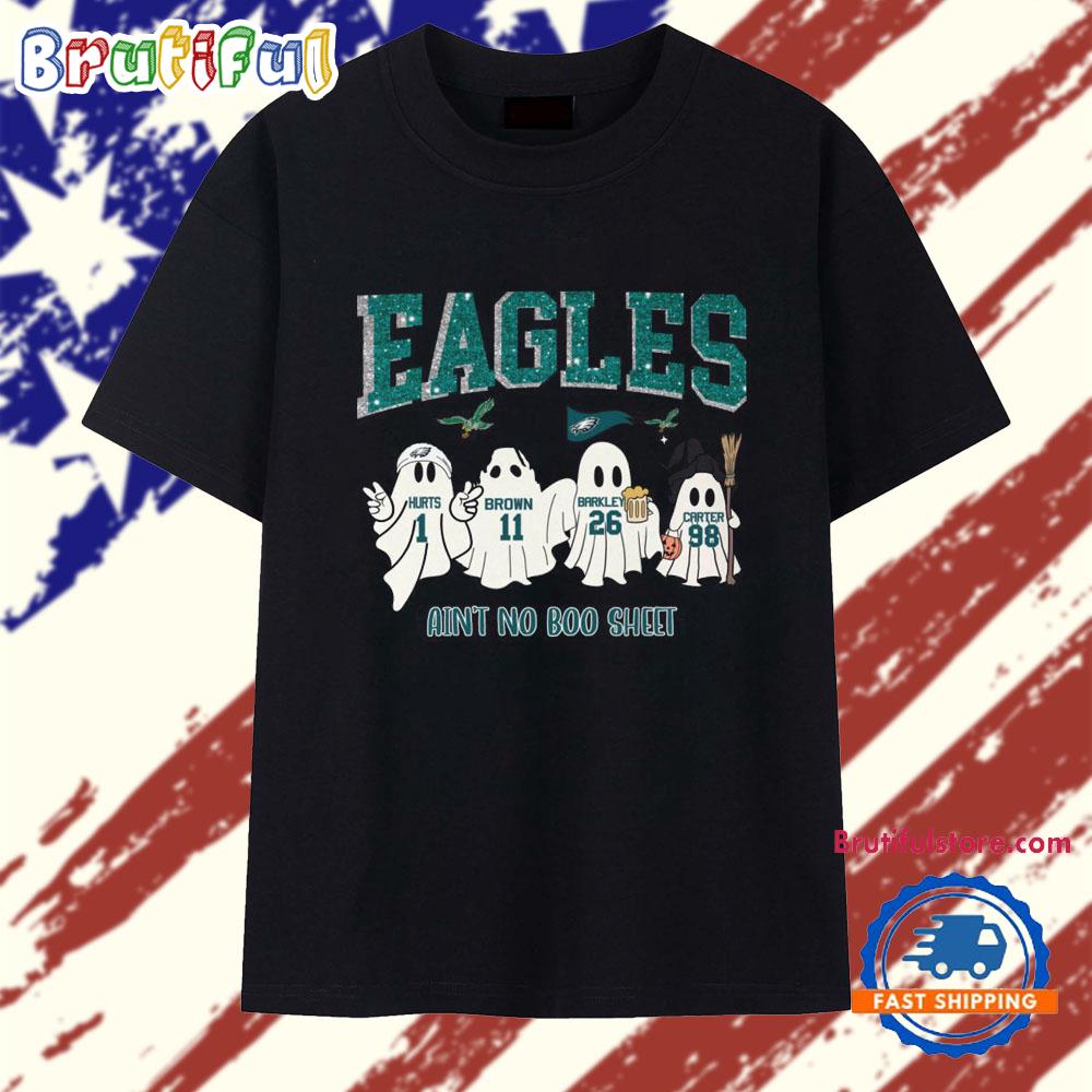Philadelphia Eagles Halloween Gost Ain’t No Boo Sheet T Shirt