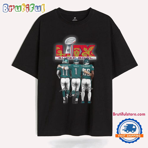Philadelphia Eagles J Browns Hurts Barkley Super Bowl LIX T Shirt