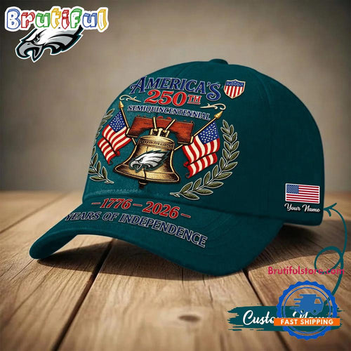 Philadelphia Eagles NFL 1776-2026 Years Of Independence Classic Cap