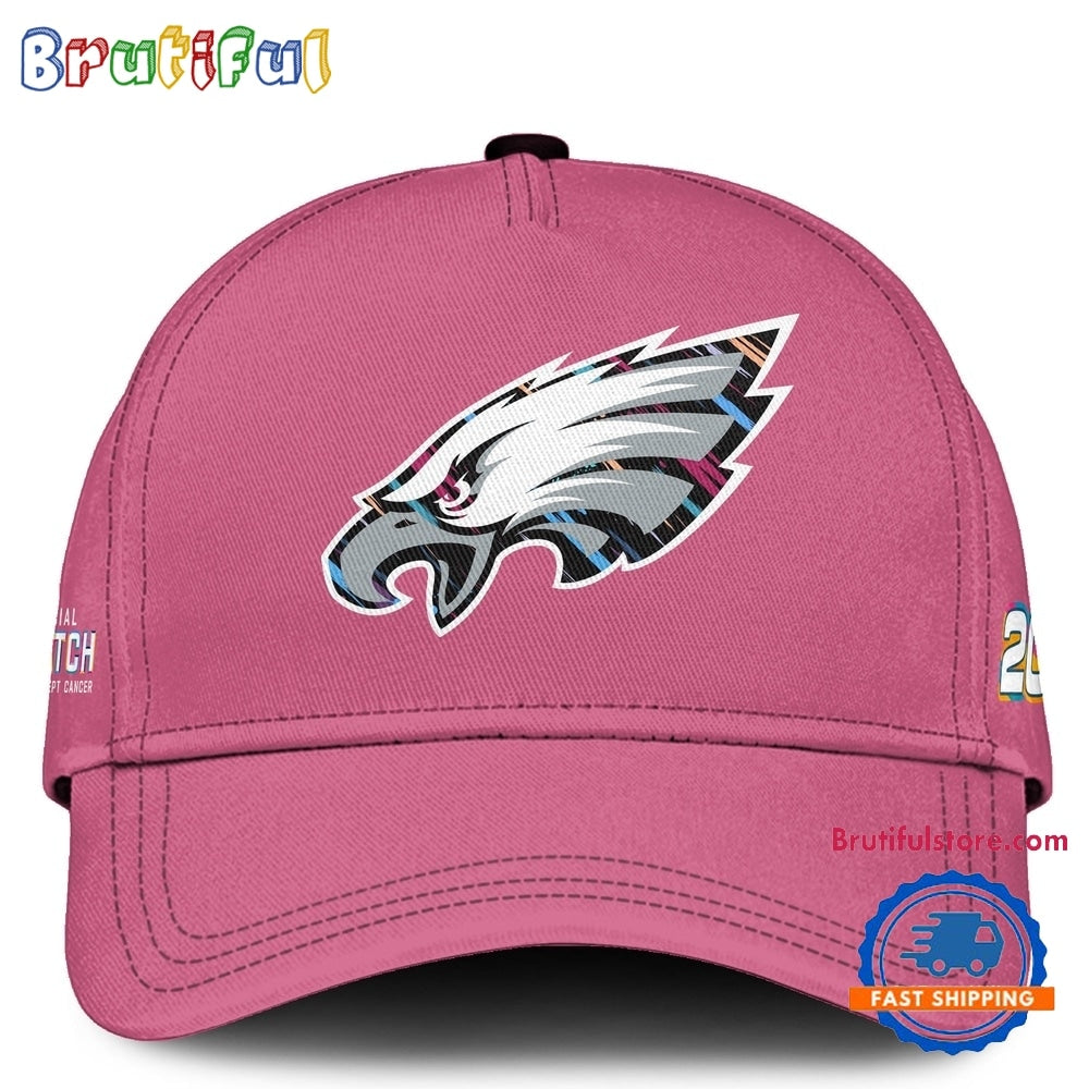 Philadelphia Eagles NFL 2026 Crucial Catch Limited Edition Pink Cap