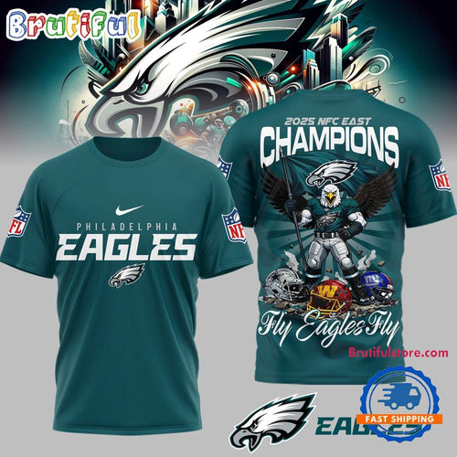 Philadelphia Eagles NFL AFC South Champions Super Bowl Special New 3D Shirt