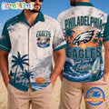 Philadelphia Eagles NFL Beach Vibes Team Summer Hawaiian Shirt