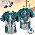 Philadelphia Eagles NFL Blessed Beyond The Score Baseball Jersey