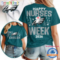 Philadelphia Eagles NFL Nurse Week 2026 All Over Print Unisex T Shirt