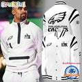 Philadelphia Eagles Super Bowl LIX 2025 Champions Special Edition White Baseball Jacket