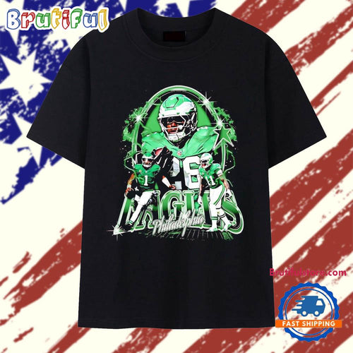 Philadelphia Eagles trio Hurts Barkley Brown T Shirt