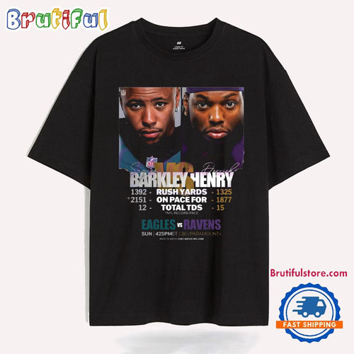 Philadelphia Eagles Vs Baltimor Ravens Barkley And Henry T Shirt