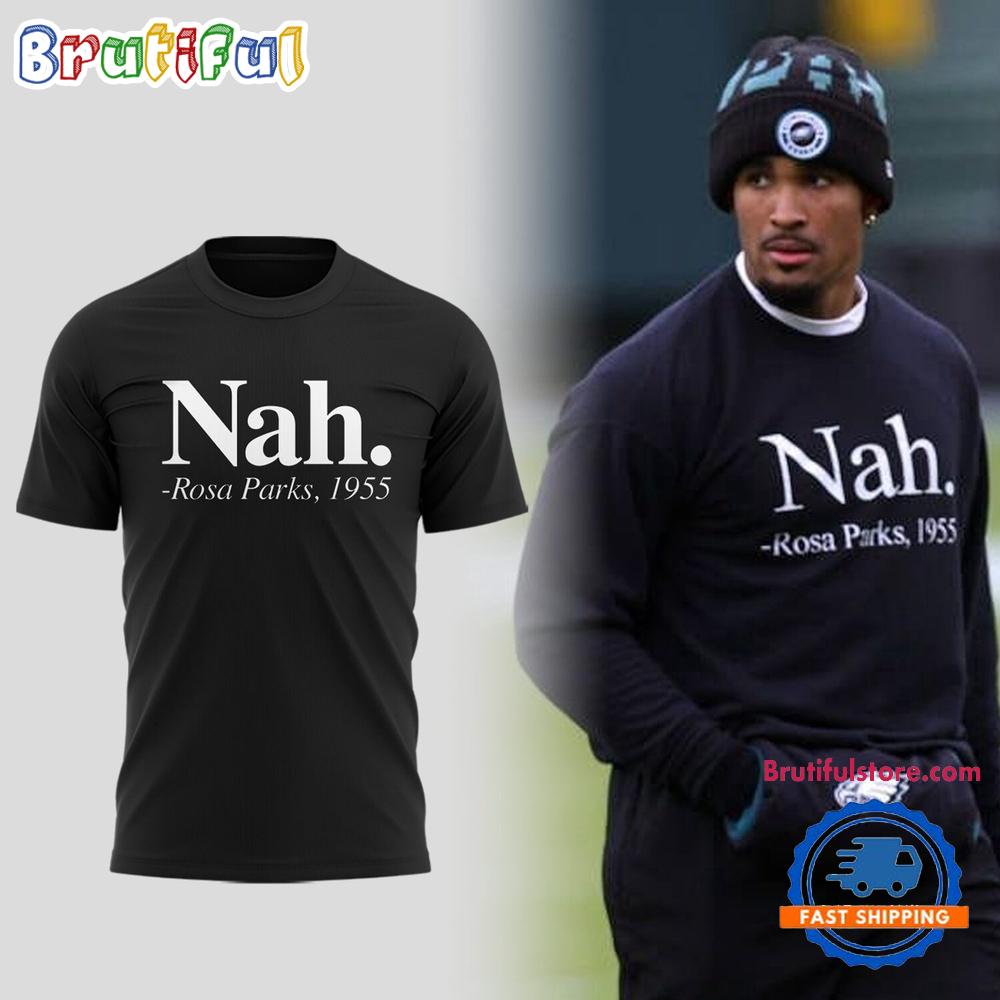 Philadelphia Eagles x Hurts Nah Rosa Parks 1955 3D Shirt