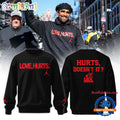 Philadelphia Eagles x Love Hurts 2025 Black Sweatshirt