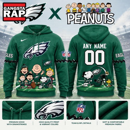 Philadelphia Eagles x Peanuts Night 2026 Personalized Hoodie