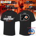 Philadelphia Flyers PUCK EVERYBODY Black T Shirt