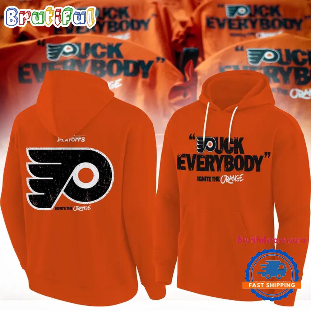 Philadelphia Flyers PUCK EVERYBODY Hoodie T-Shirt