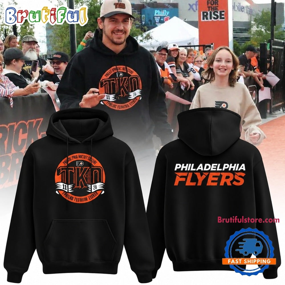 Philadelphia Flyers TK O Cancer 2026 Black Hoodie T-Shirt