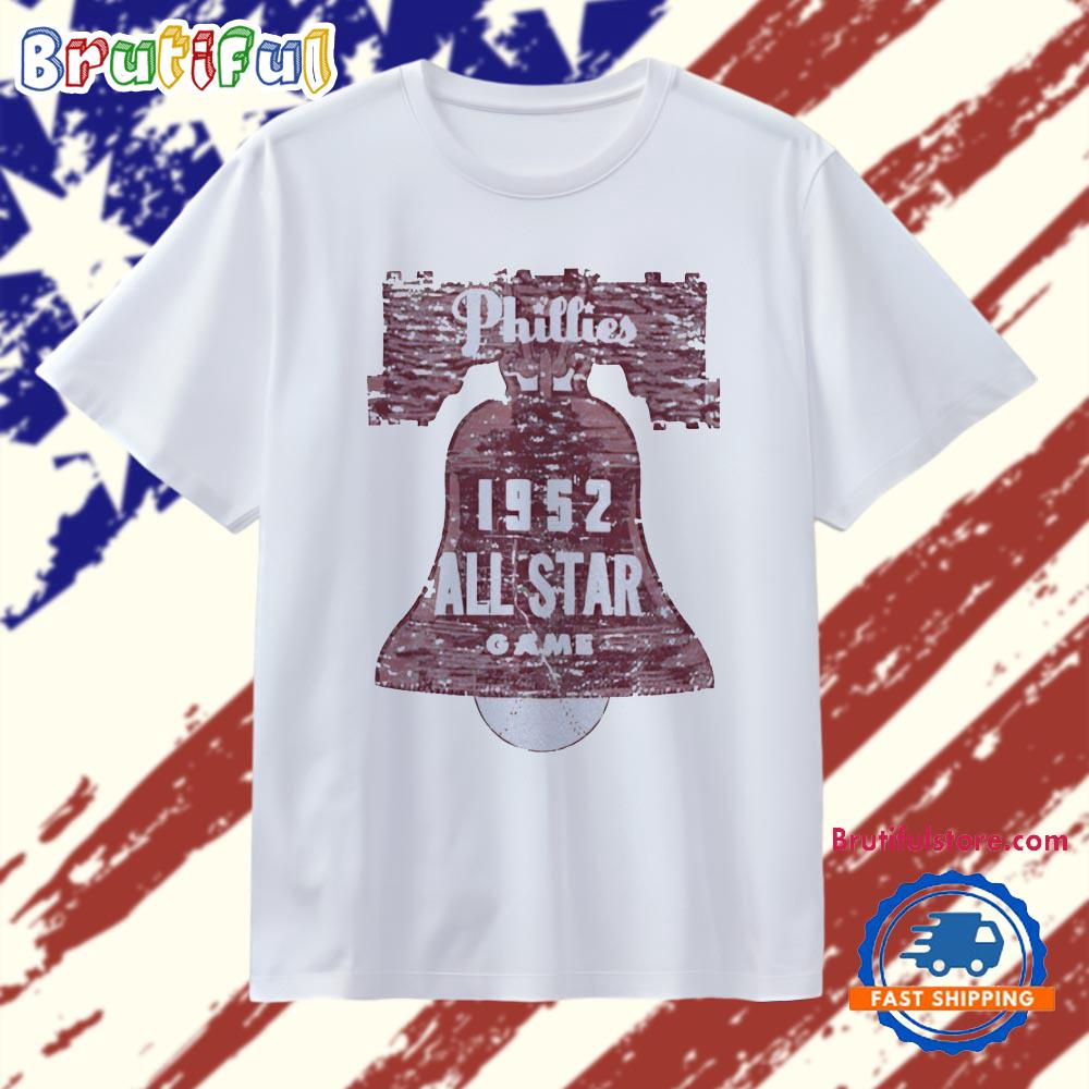 Philadelphia Phillies 1952 All Star Game Liberty Bell Major League Baseball MLB logo T Shirt