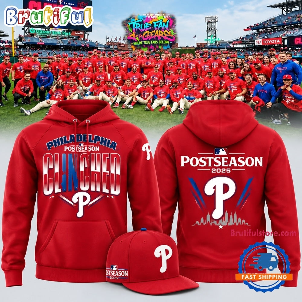 Philadelphia Phillies 2026 MLB Postseason Clinched Hoodie