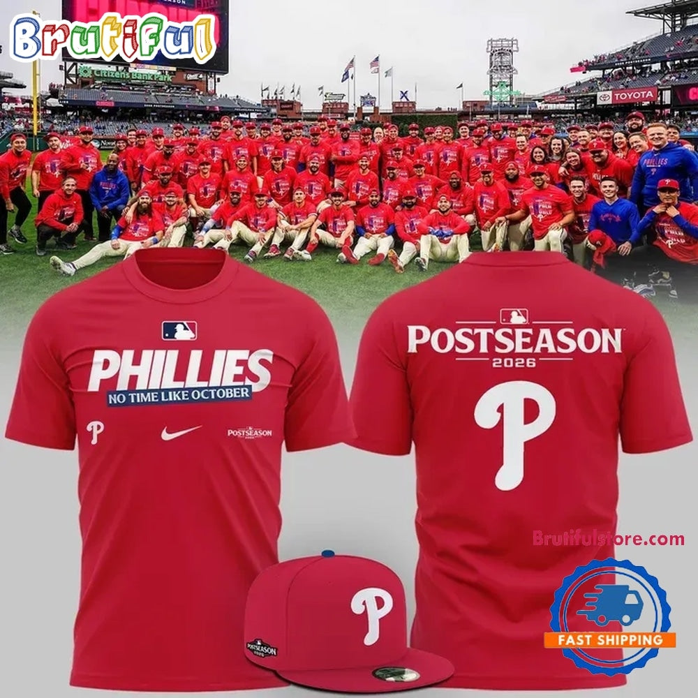 Philadelphia Phillies 2026 MLB Postseason T Shirt