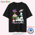 Philadelphia Phillies and Philadelphia Eagles Mascot City Skyline T-Shirt