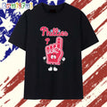Philadelphia Phillies Baseball Foam Finger Hand T Shirt