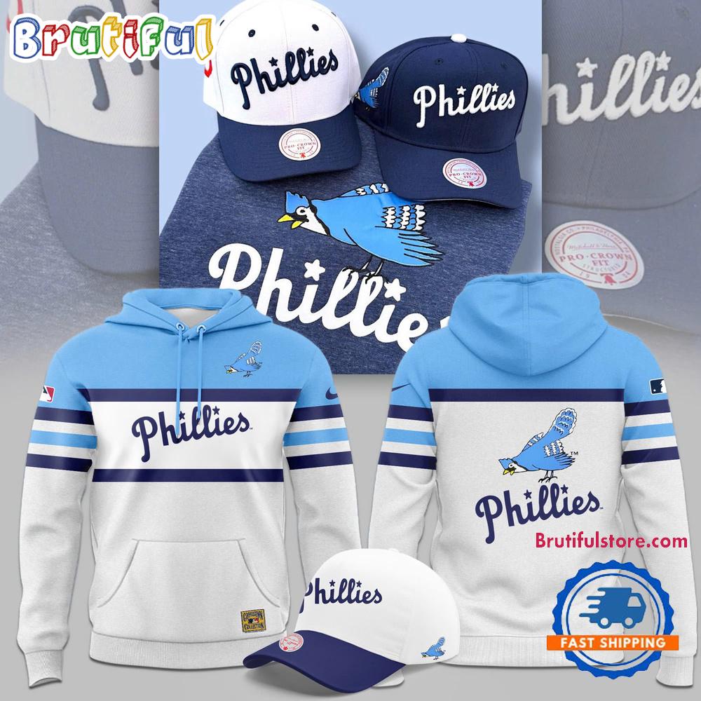 Philadelphia Phillies Blue Jay Logo 40’s Limited Edition Hoodie Shirt